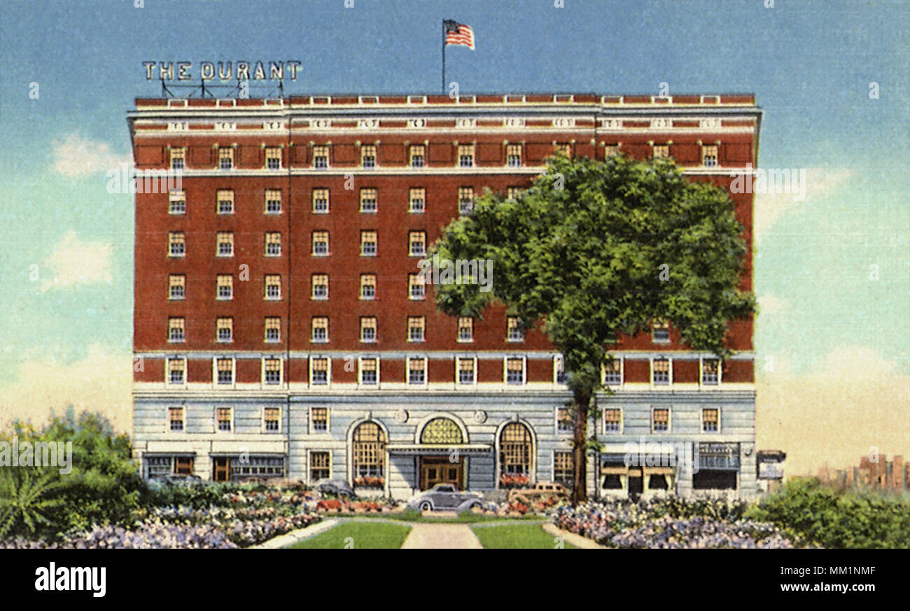 Durant Hotel. Flint. 1940 Stock Photo Alamy