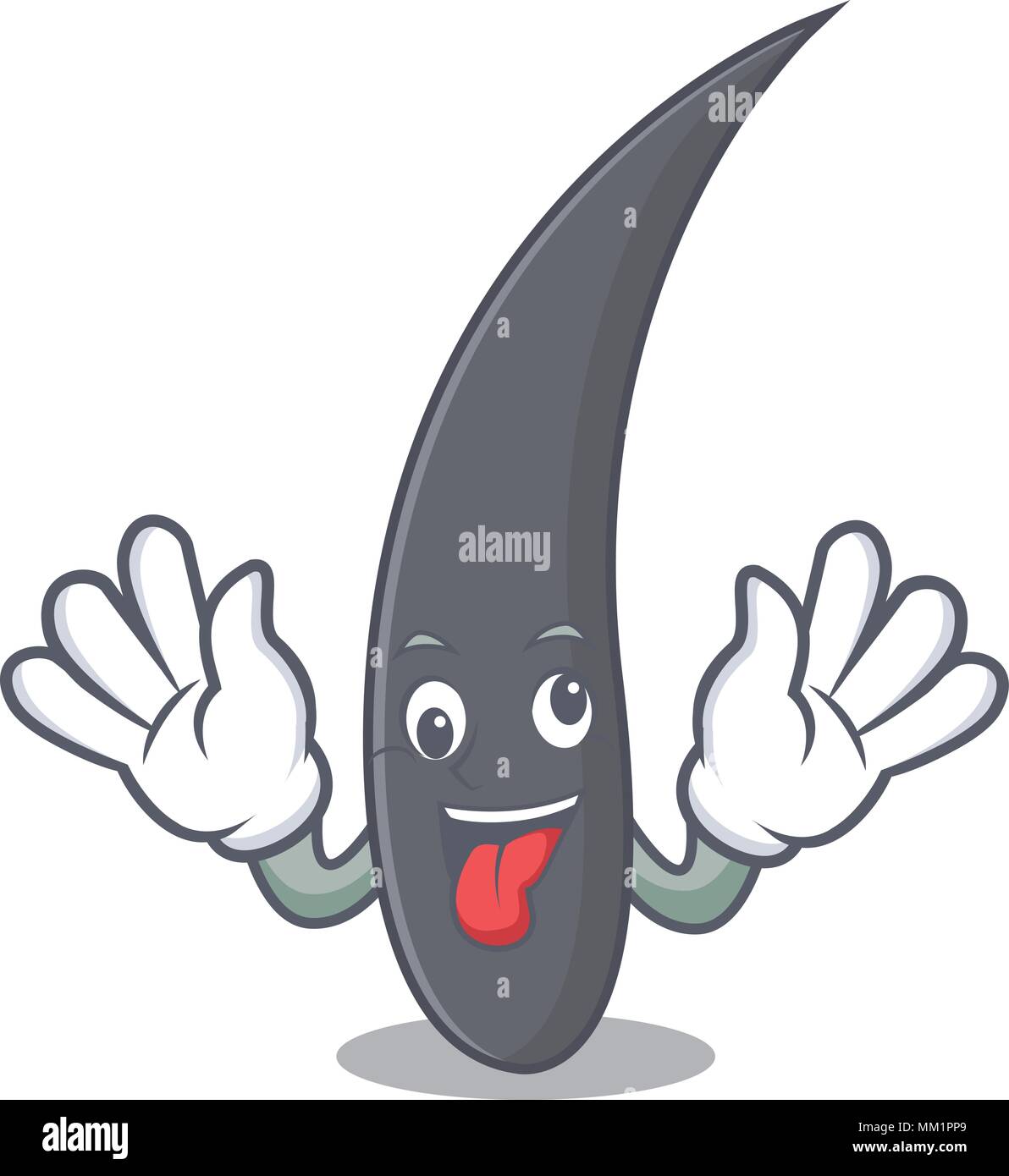 Crazy hair mascot cartoon style Stock Vector Image & Art Alamy