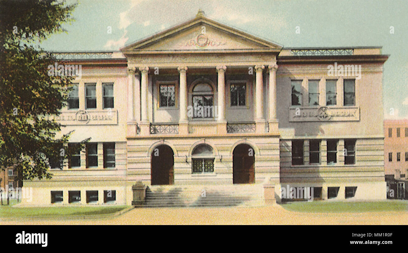 Janesville Public Library. Janesville. 1910 Stock Photo Alamy