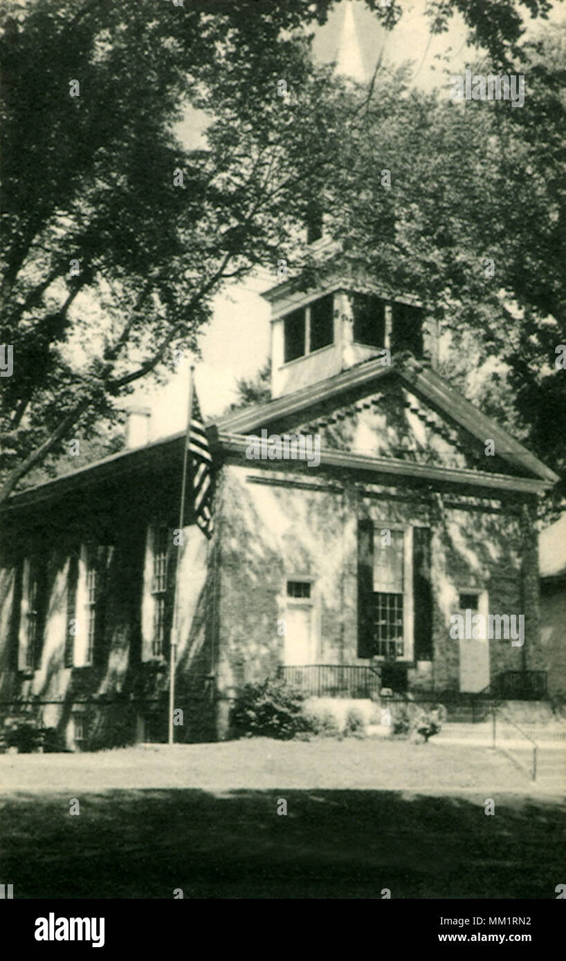 Historical Museum. Stoughton. 1930 Stock Photo