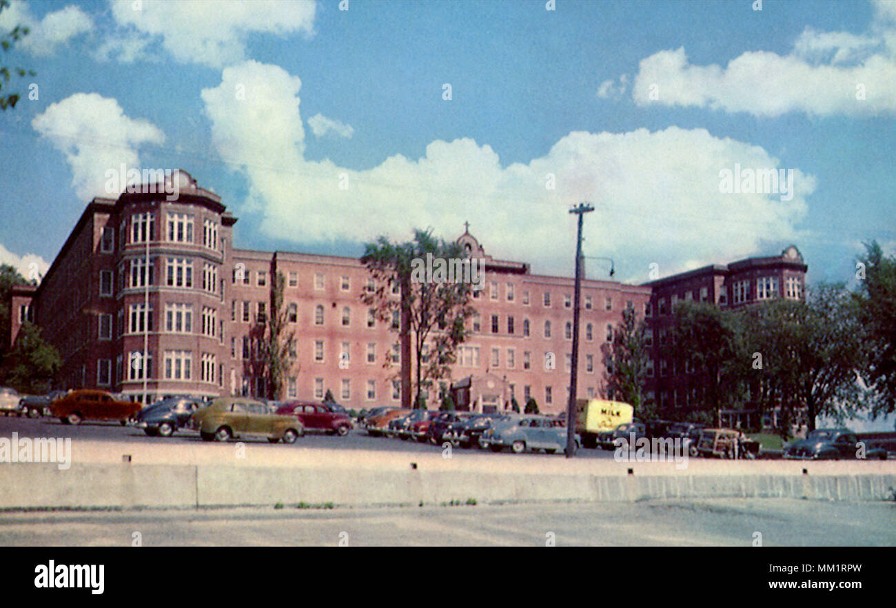 St. Mary's Hospital. Wausau. 1950 Stock Photo Alamy