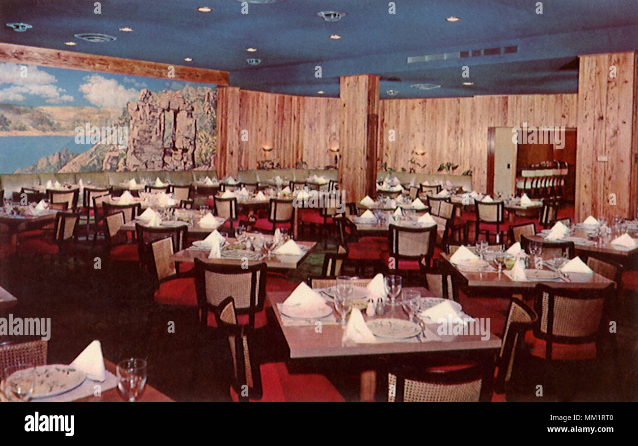 Uphoff's Restaurant and Hotel. Wisconsin Dells. 1960 Stock Photo