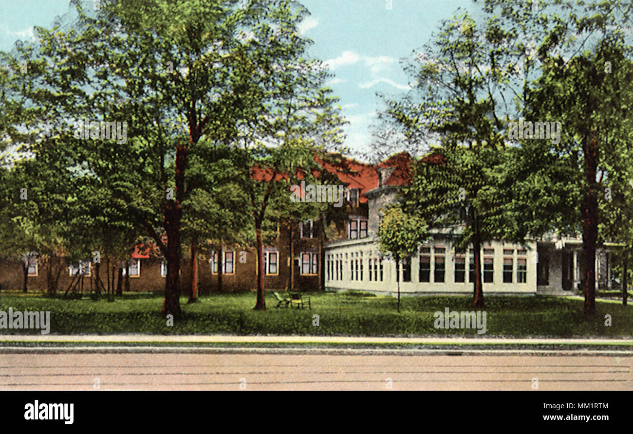 The Spa. Waukesha. 1925 Stock Photo