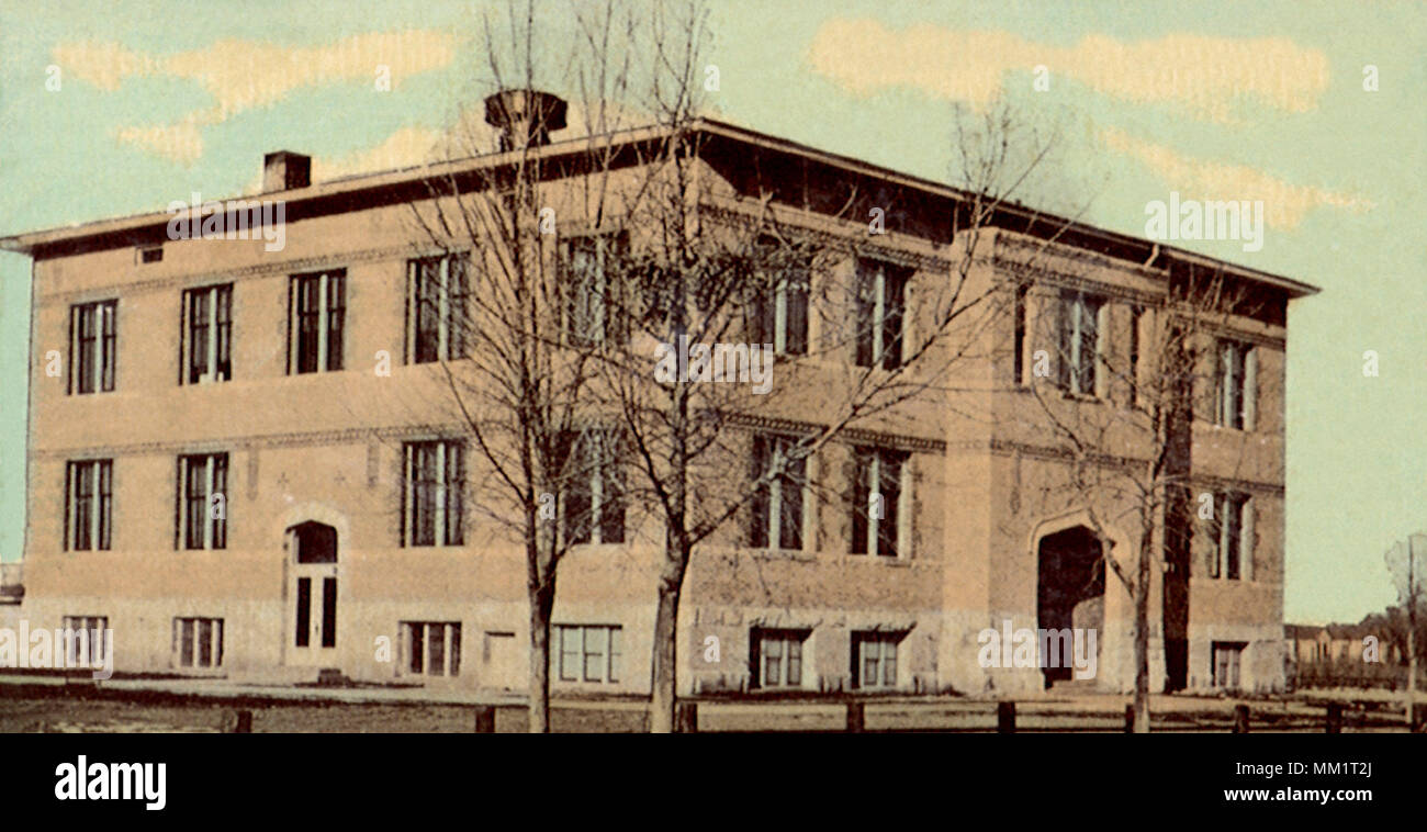 John Taylor School. Sheridan. 1912 Stock Photo