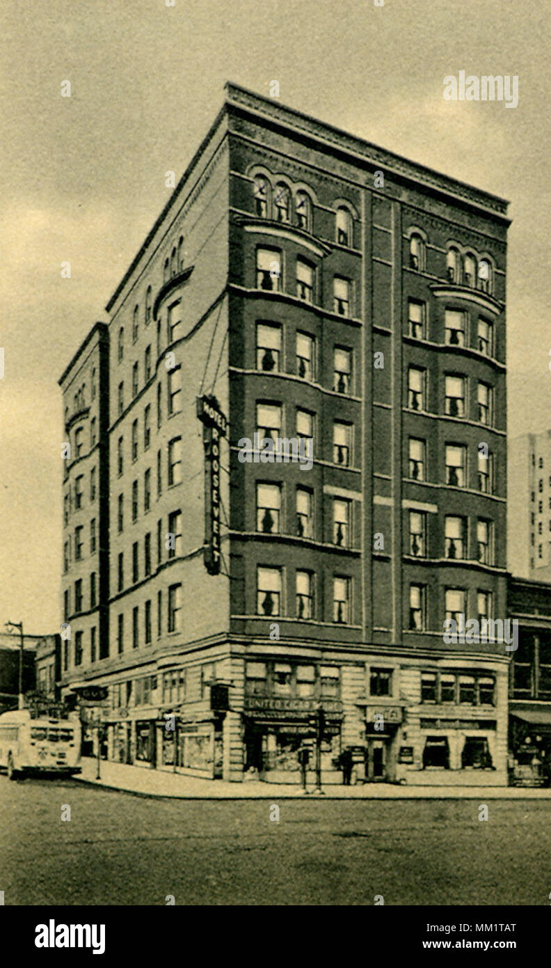 Hotel Roosevelt 1947 Stock Photo
