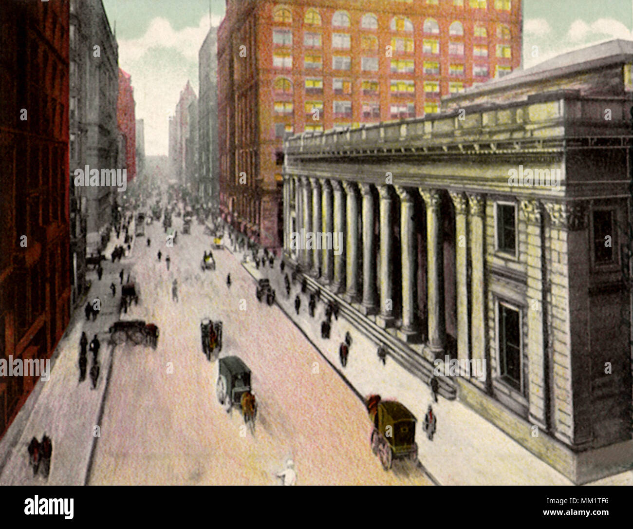 Illinois Trust & Savings Bank. Chicago. 1906 Stock Photo - Alamy
