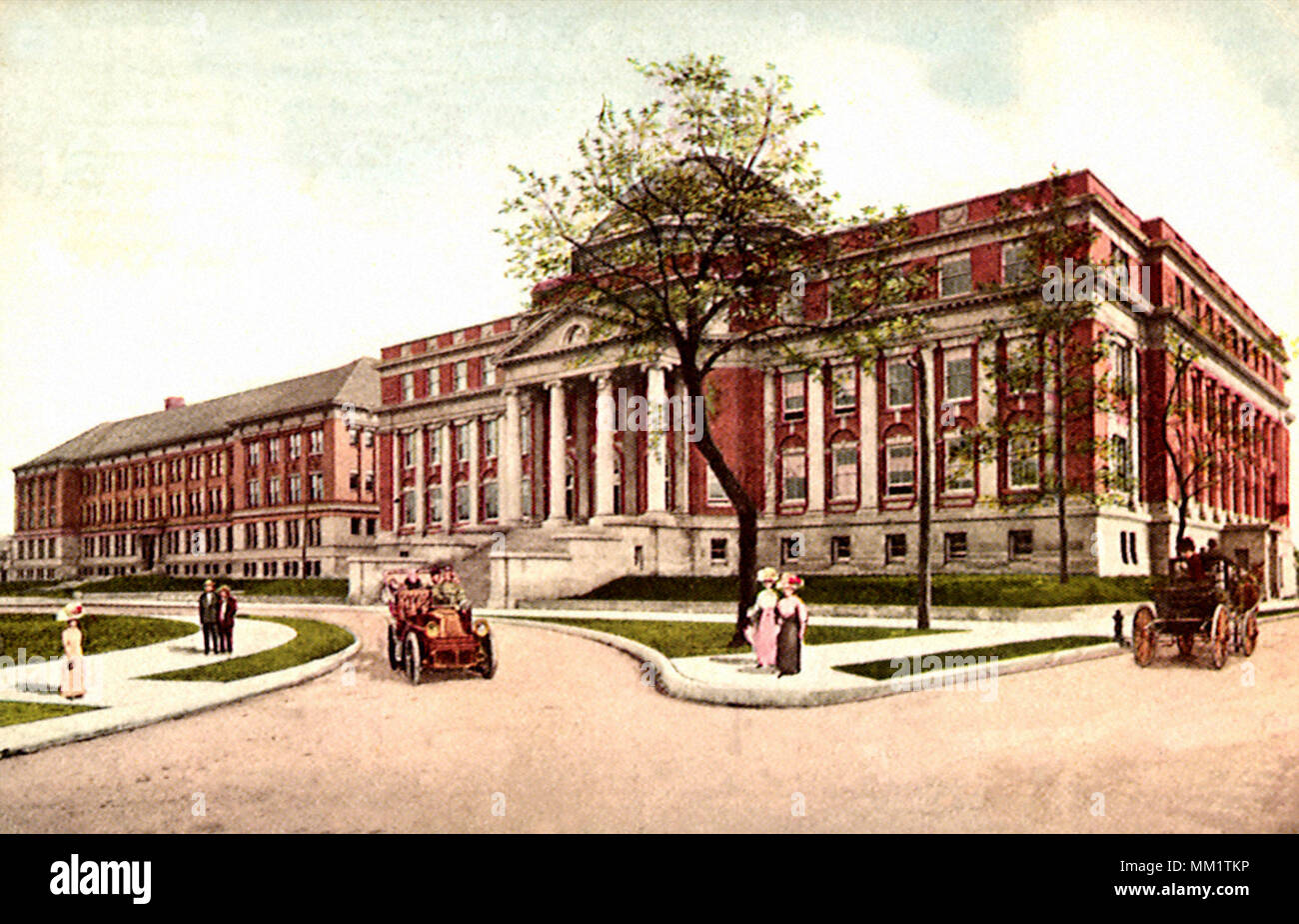 Normal School. Chicago. 1913 Stock Photo