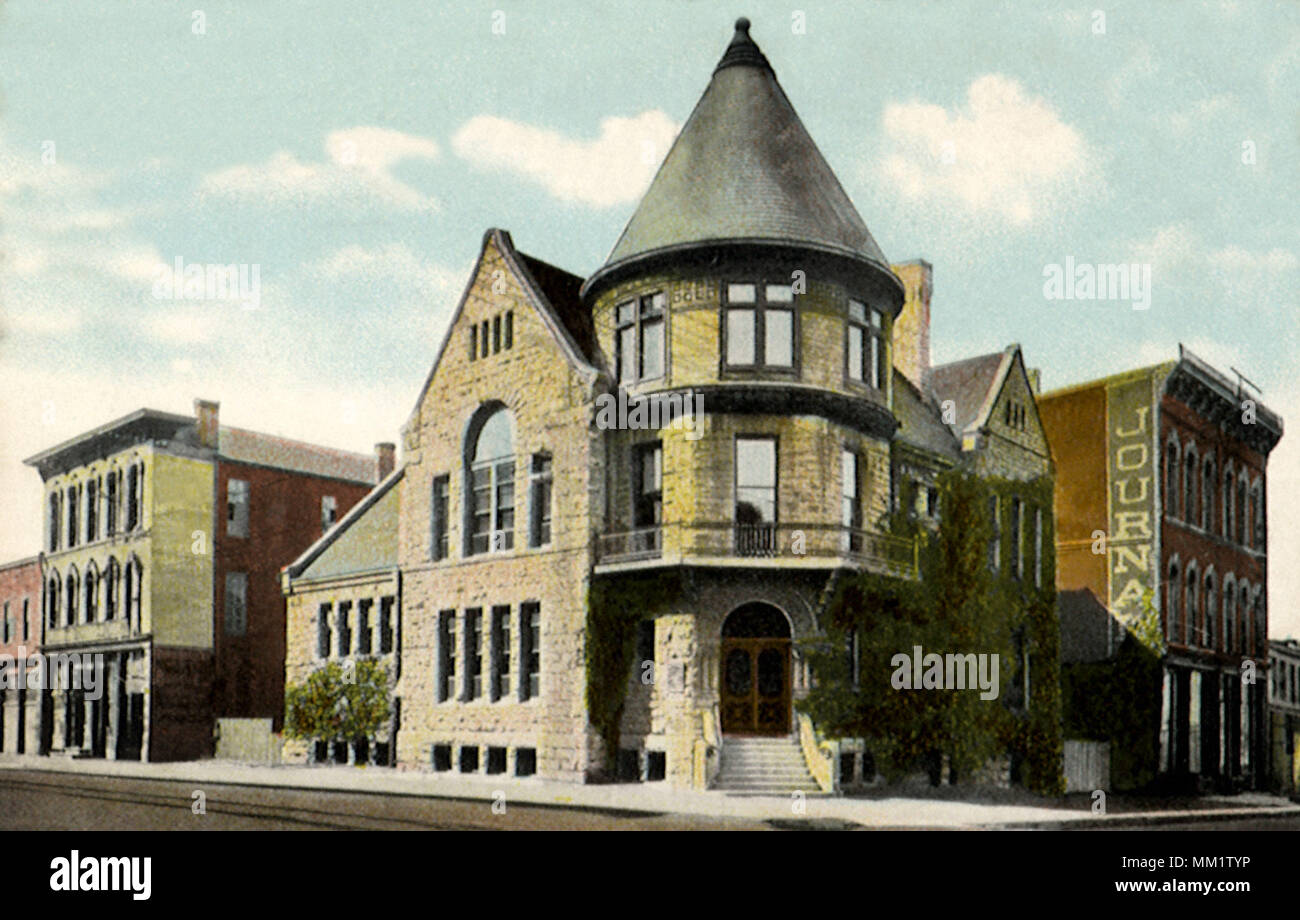 Library. Quincy. 1908 Stock Photo Alamy