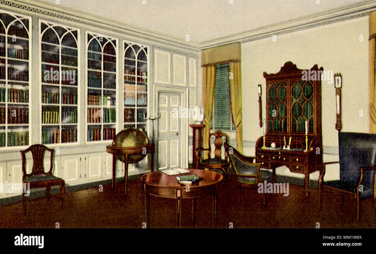 Library. Mount Vernon. 1940 Stock Photo Alamy