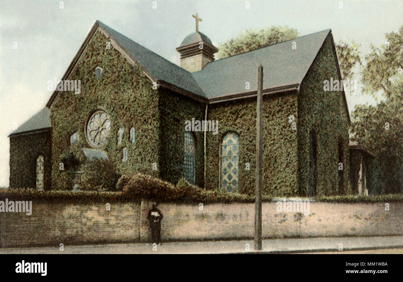 St. Paul's Episcopal Church. Norfolk. 1910 Stock Photo