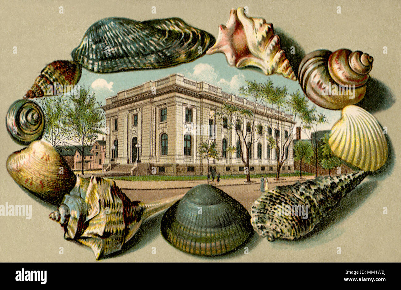 Post Office. Newport News. 1909 Stock Photo Alamy