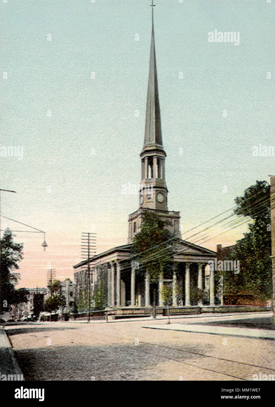 Saint Paul's Church. Richmond. 1910 Stock Photo