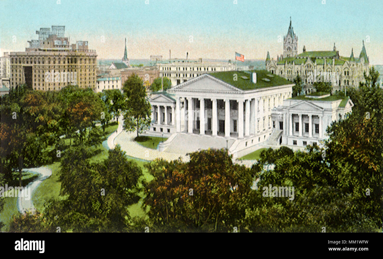 State Capitol Square. Richmond. 1925 Stock Photo