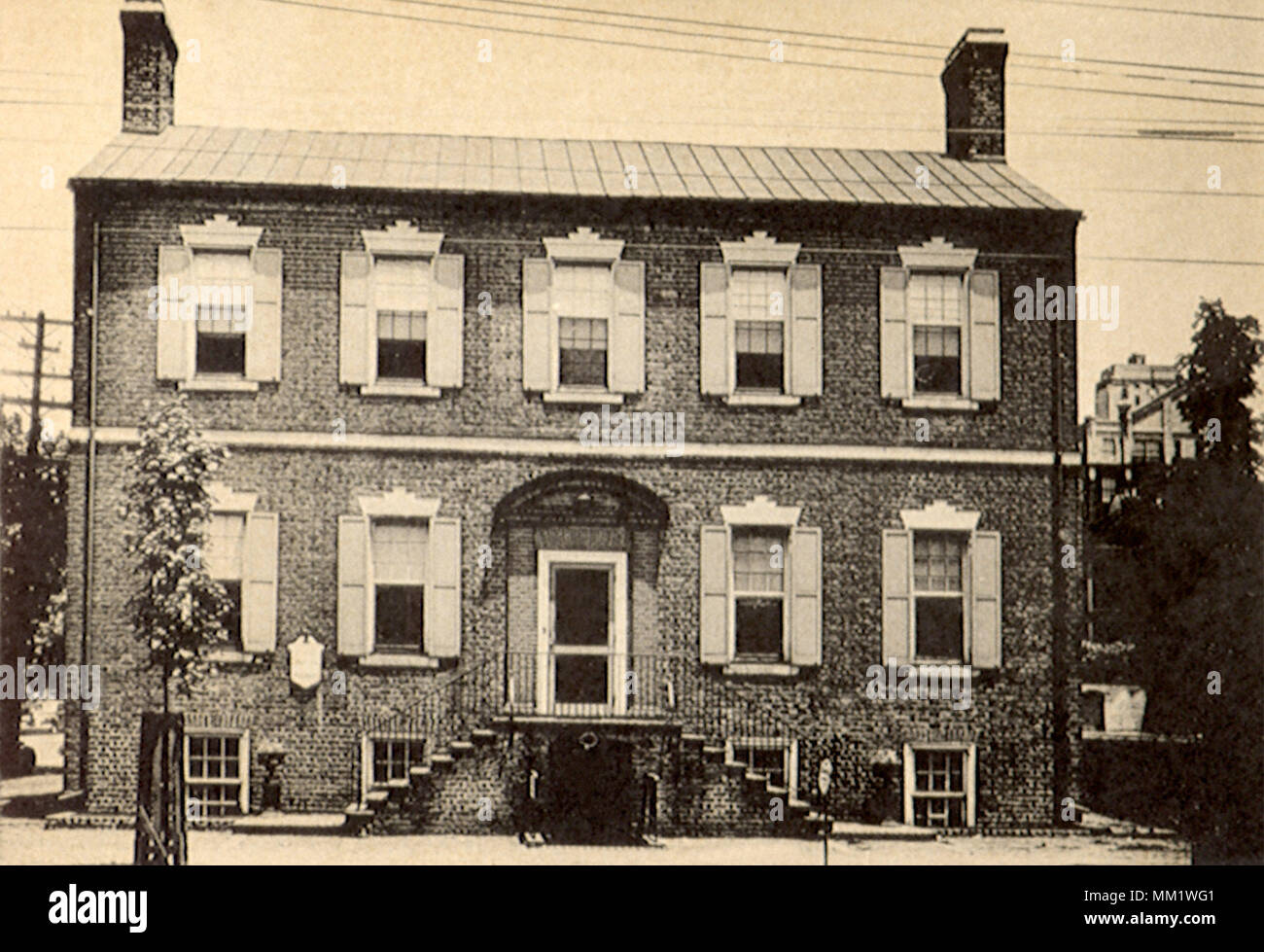 Crozet House. Richmond. 1910 Stock Photo