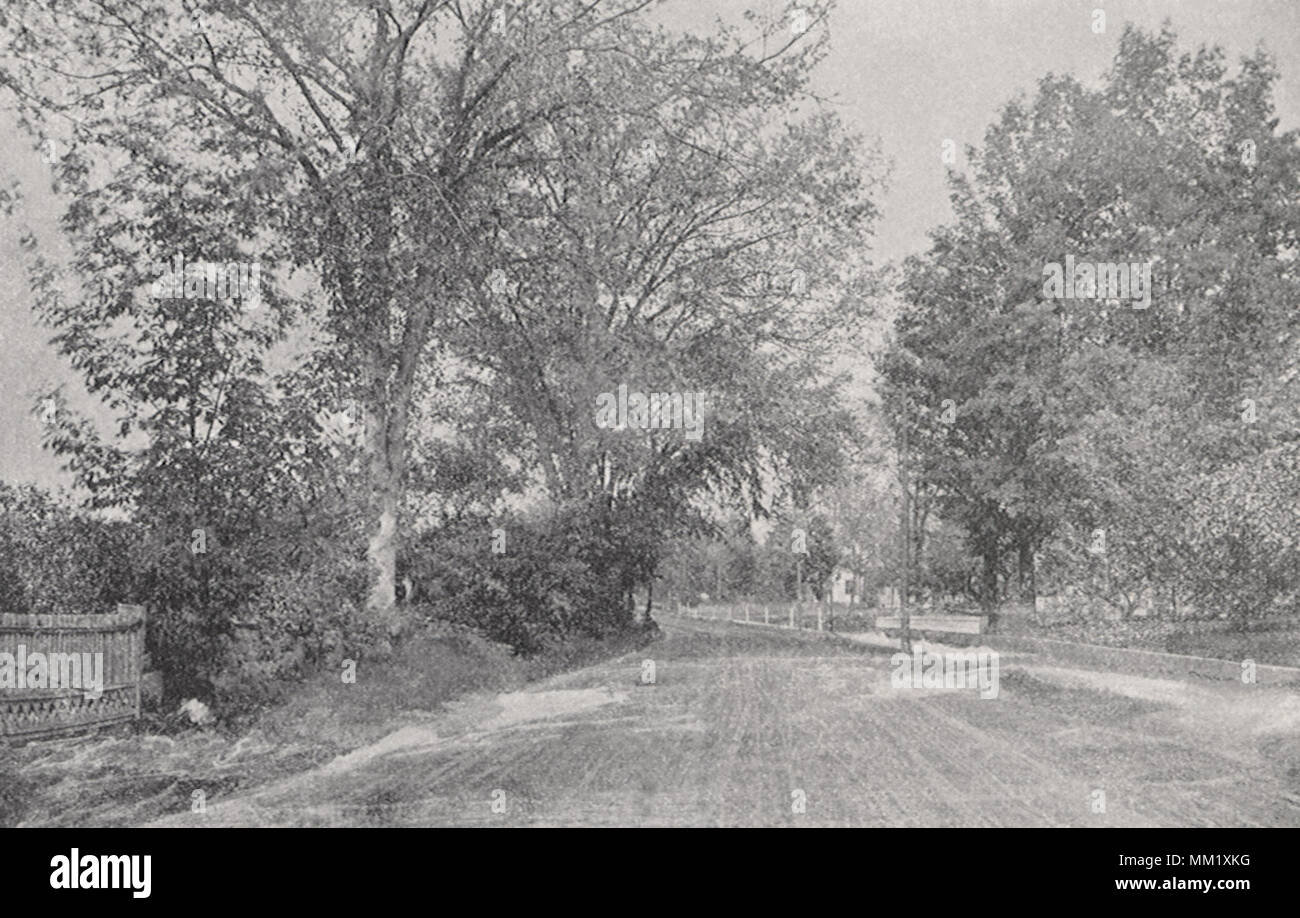 West Street. Leominster. 1895 Stock Photo Alamy