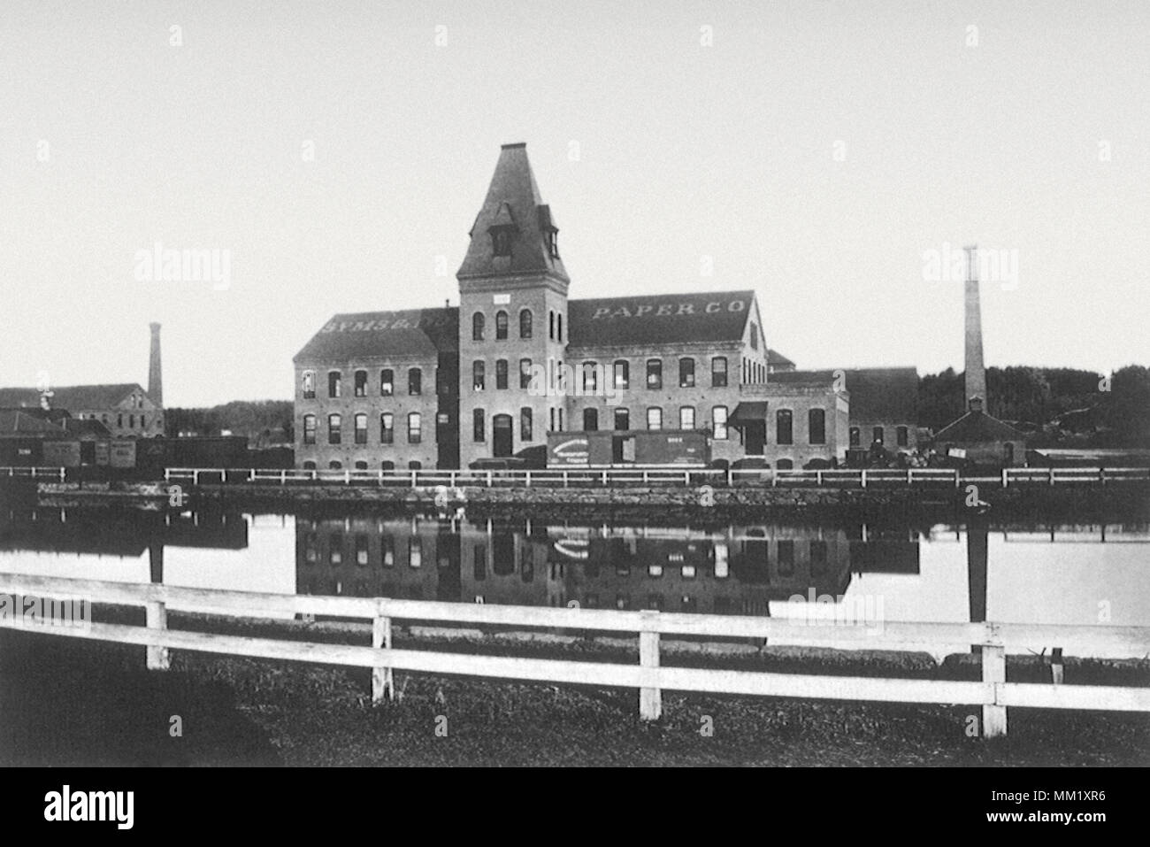Syms And Dudley Paper Company. Holyoke. 1893 Stock Photo Alamy