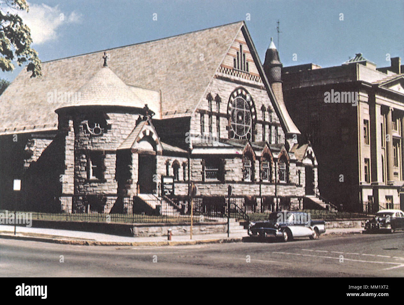 Presbyterian Church. Holyoke. 1973 Stock Photo
