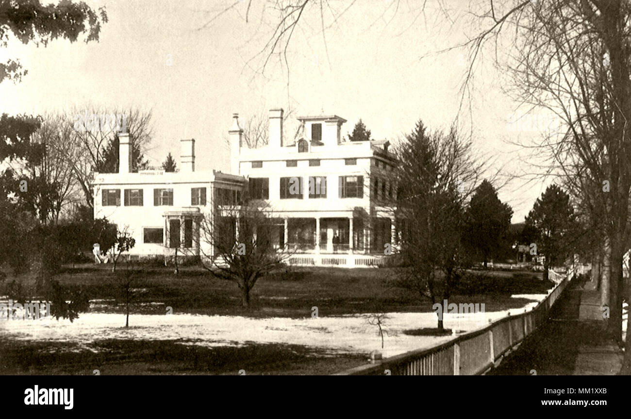 Agustus Brandegee Residence. New London. 1901 Stock Photo
