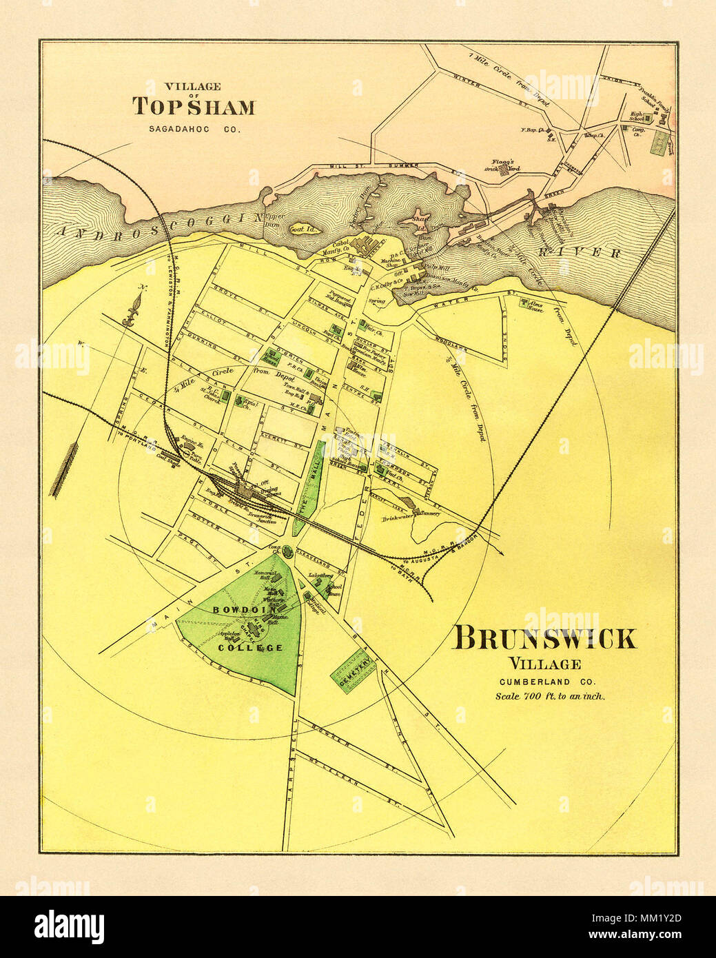 Map of Brunswick 1890