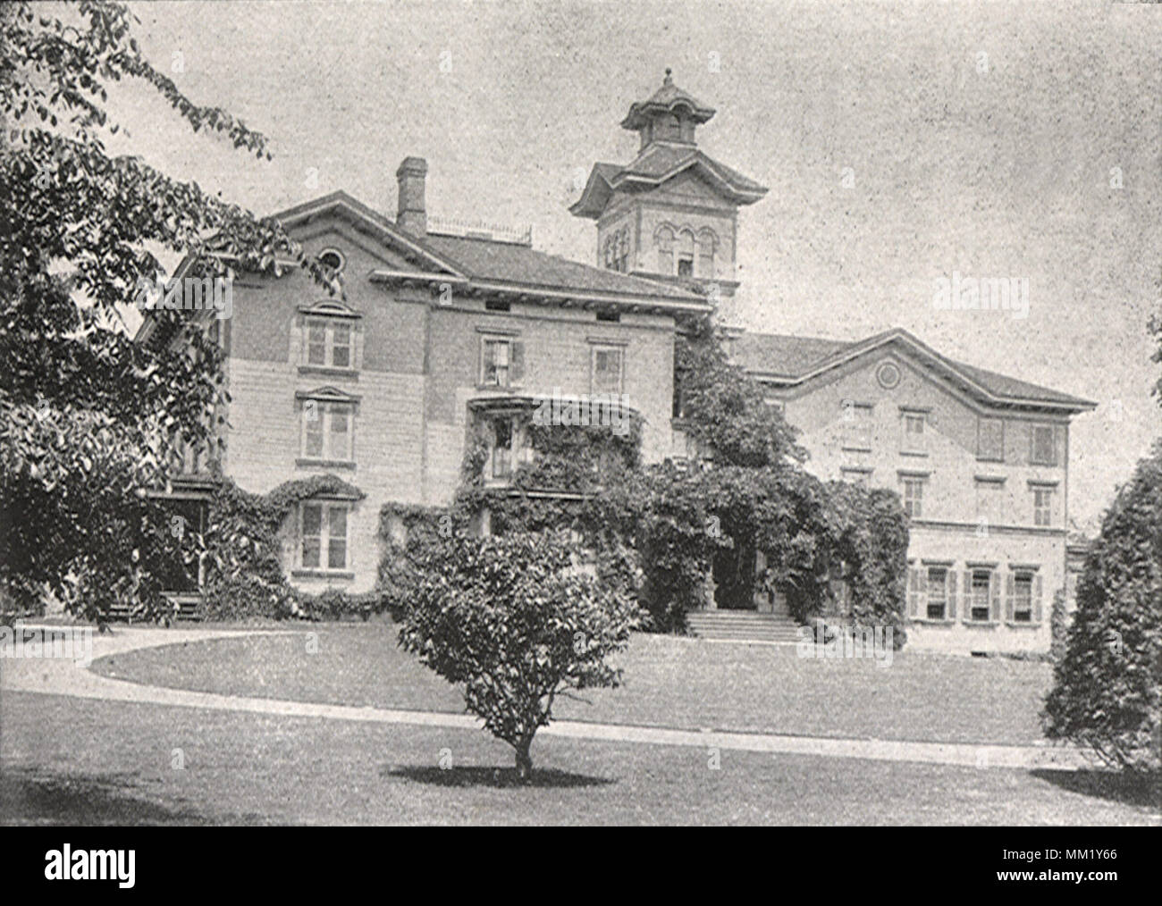 Saint Margaret's School For Girls. Waterbury. 1895 Stock Photo