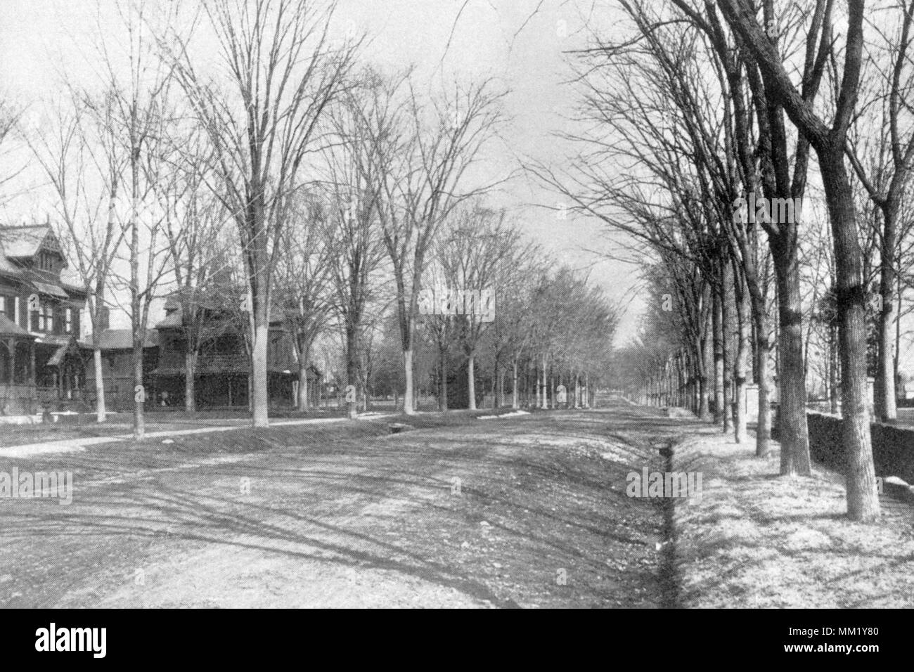 Strawberry Hill Avenue. Stamford. 1892 Stock Photo Alamy