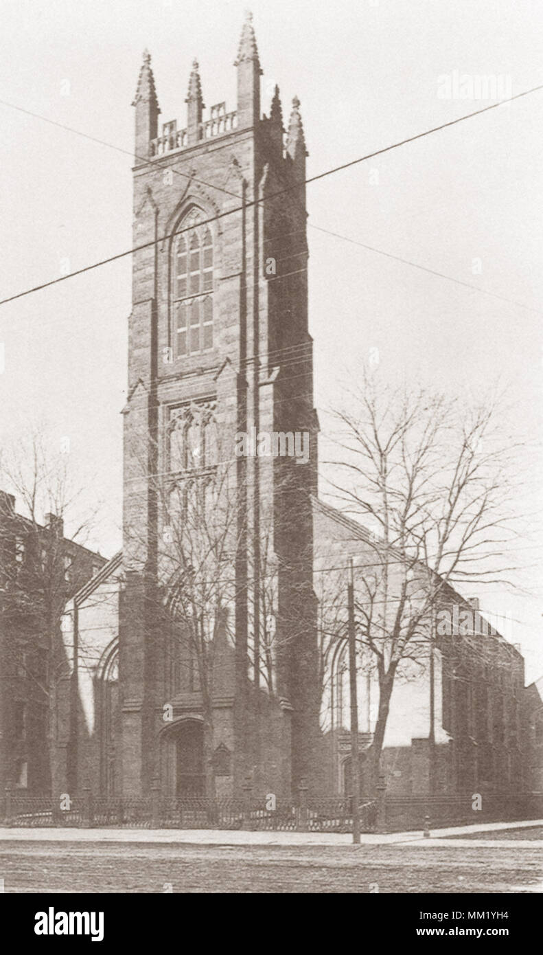 Christ Church. Hartford. 1895 Stock Photo
