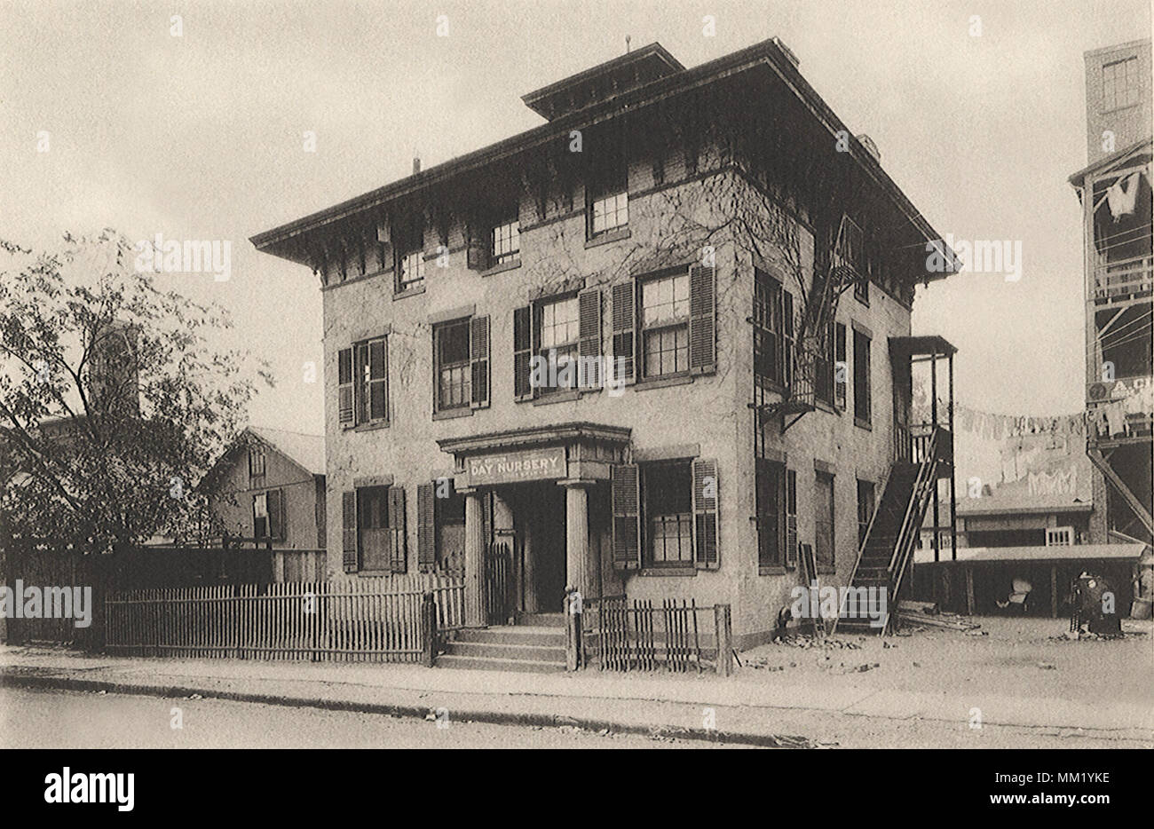 House of Isaac Newton Lee. New Britain. 1920 Stock Photo