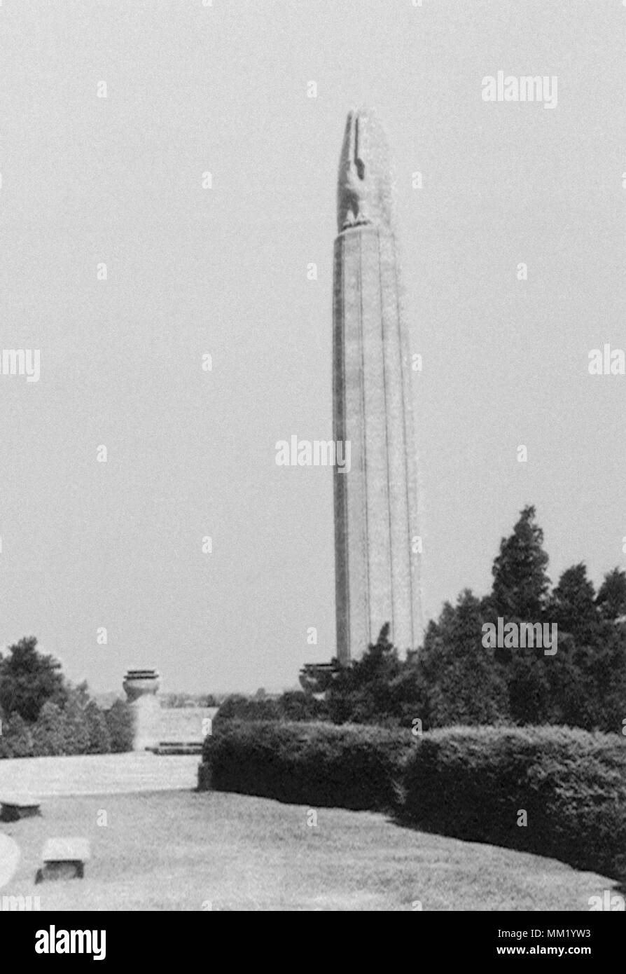 World War One Monument. New Britain. 1950 Stock Photo