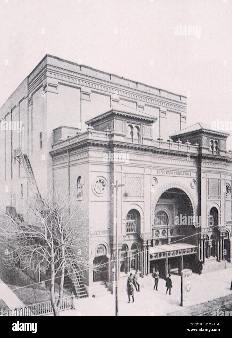 Lyceum Theatre. Rochester. 1890 Stock Photo Alamy