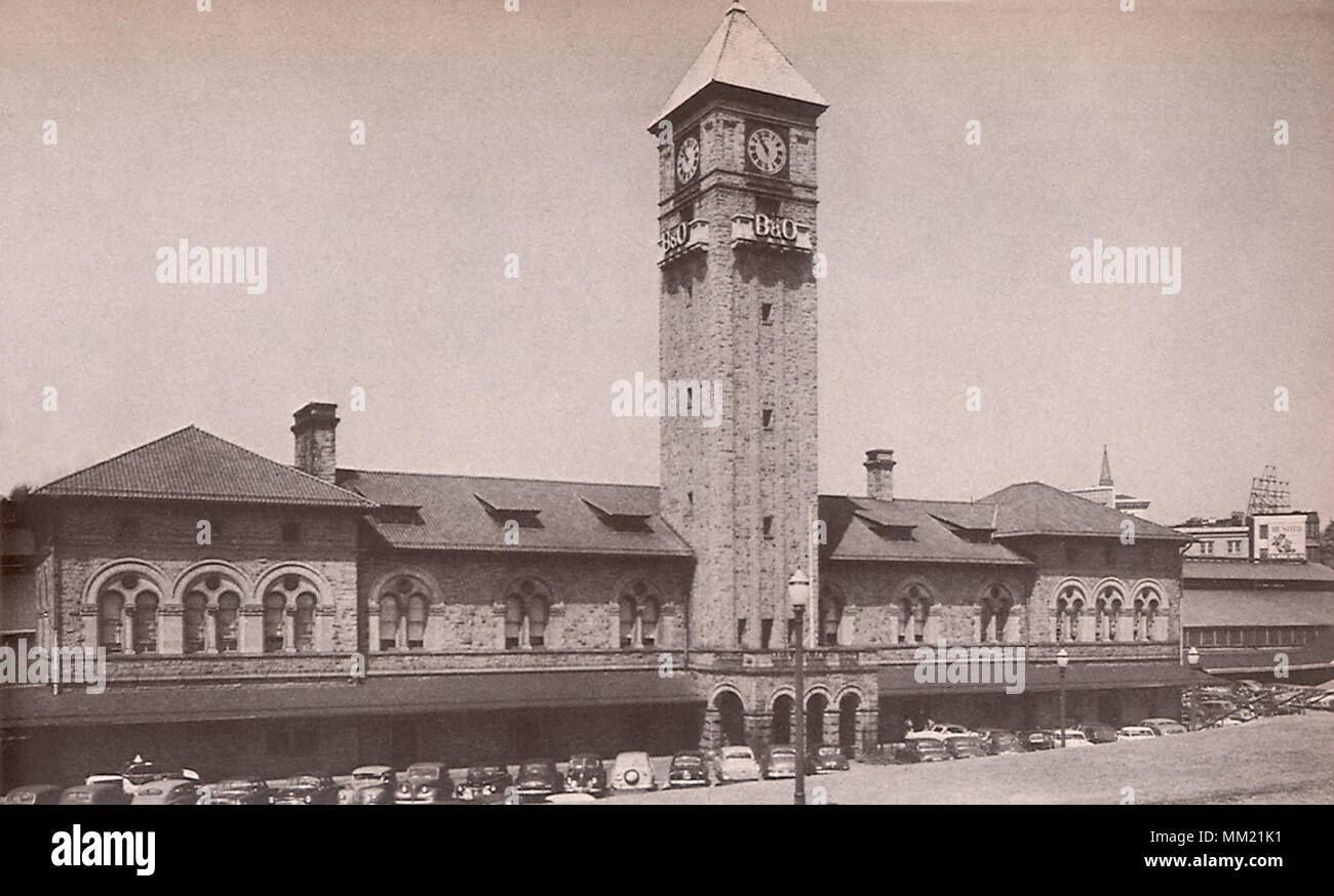 Mount Royal Station. Baltimore. 1953 Stock Photo Alamy