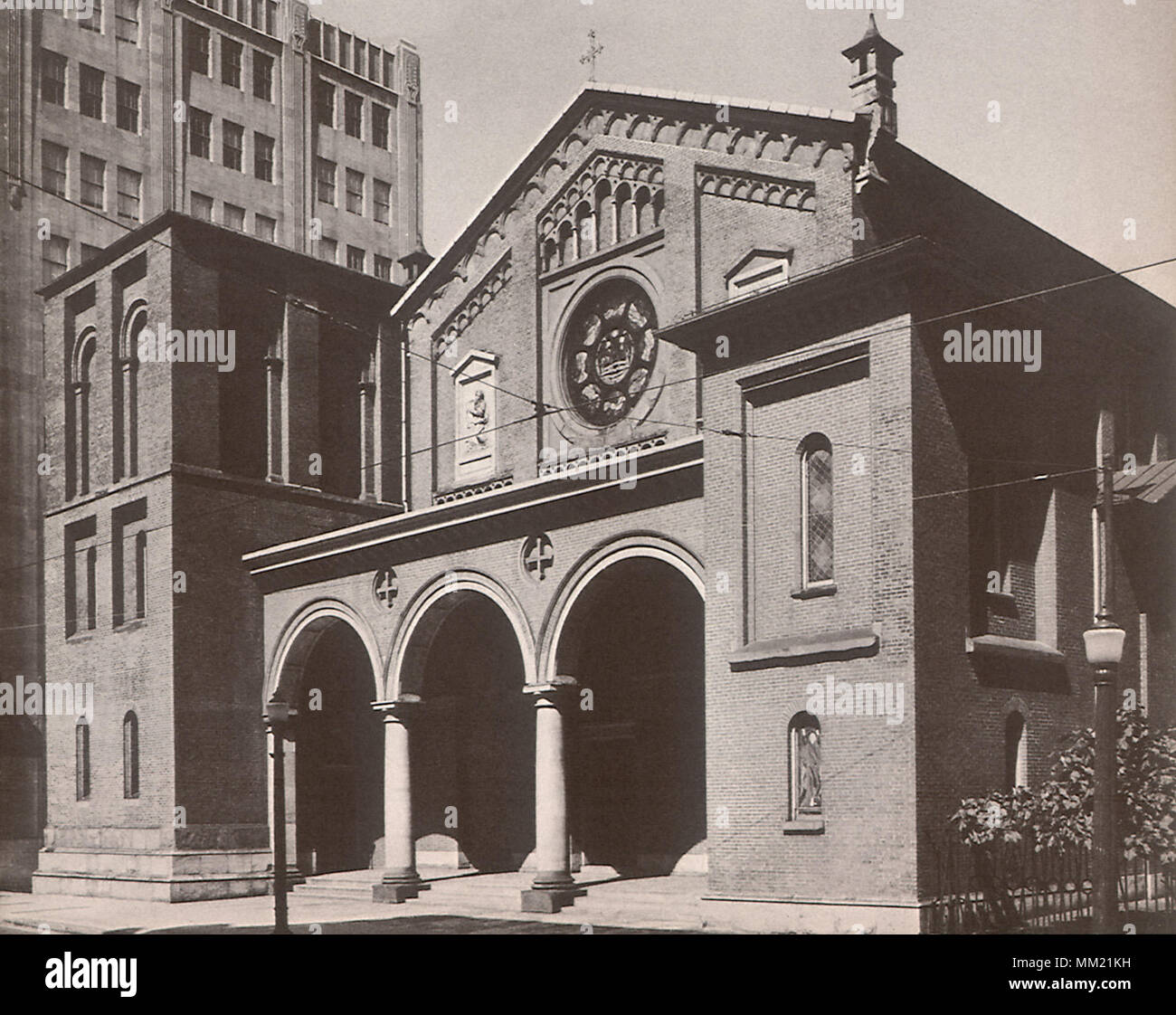 Saint Paul's Church. Baltimore. 1910 Stock Photo