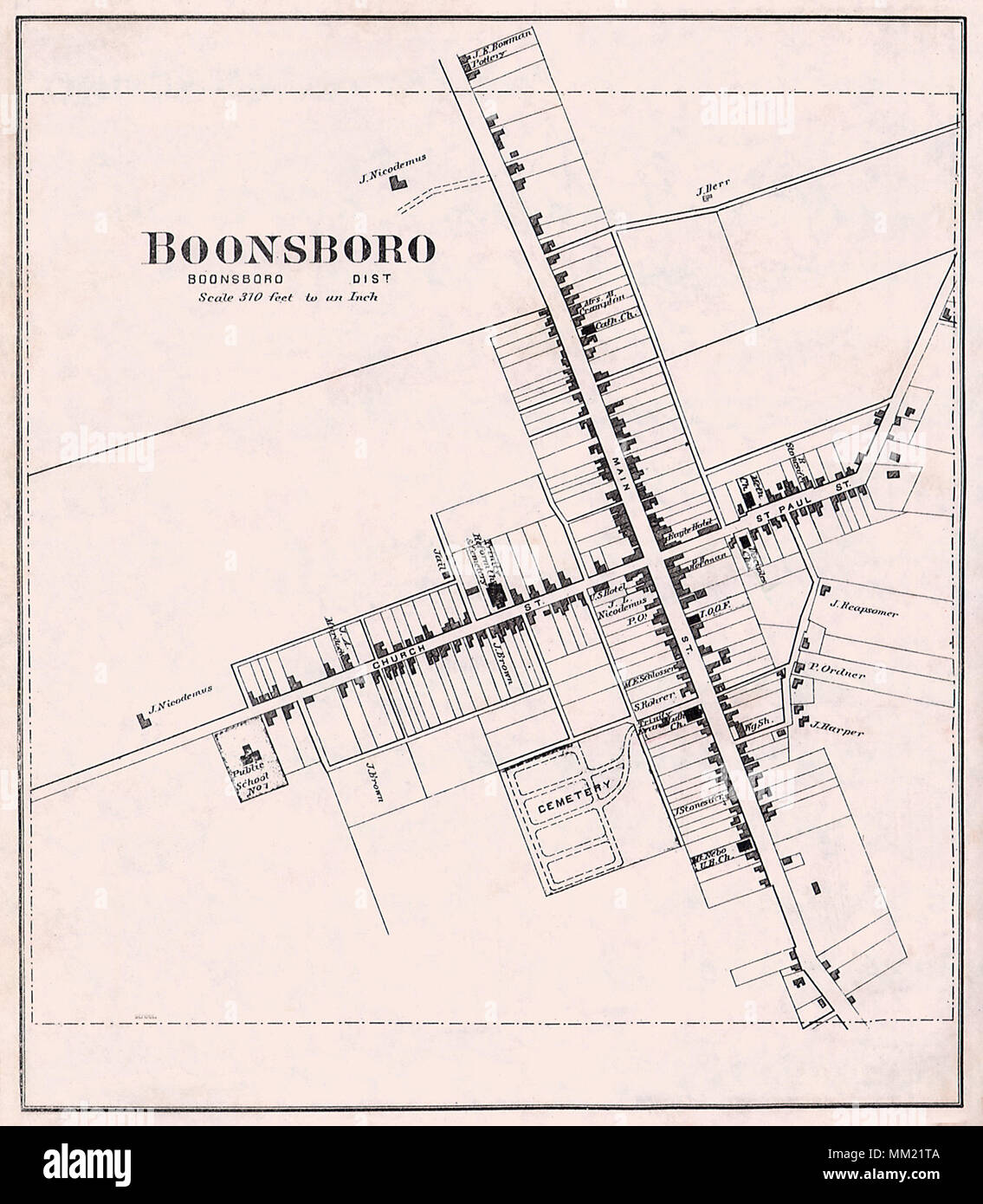 Map of mount pleasant hires stock photography and images Alamy