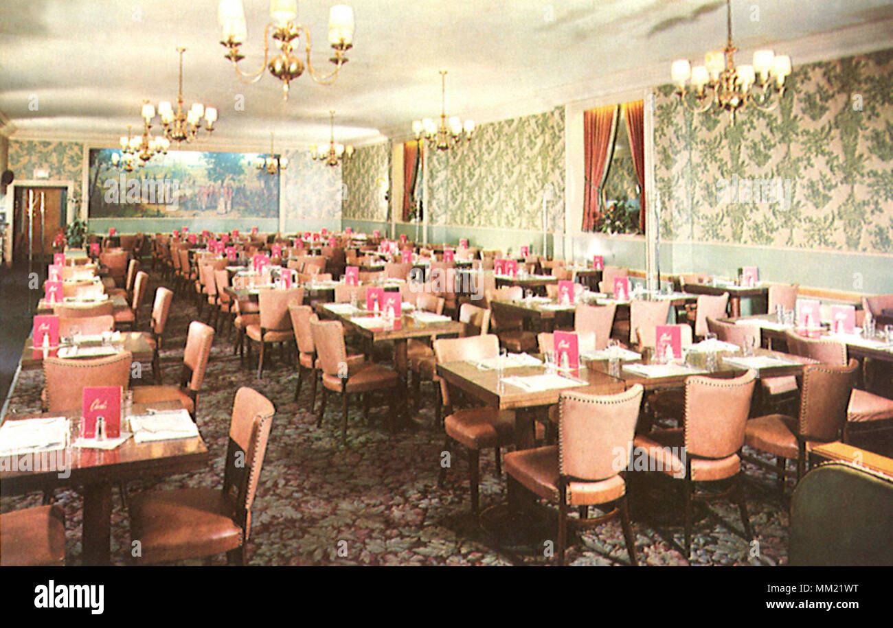 Interior View of Clark's Restaurant. Akron. 1960 Stock Photo - Alamy