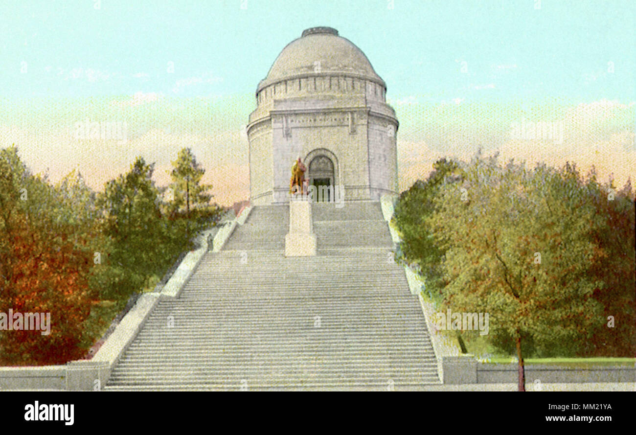 McKinley Memorial. Canton.  1910 Stock Photo