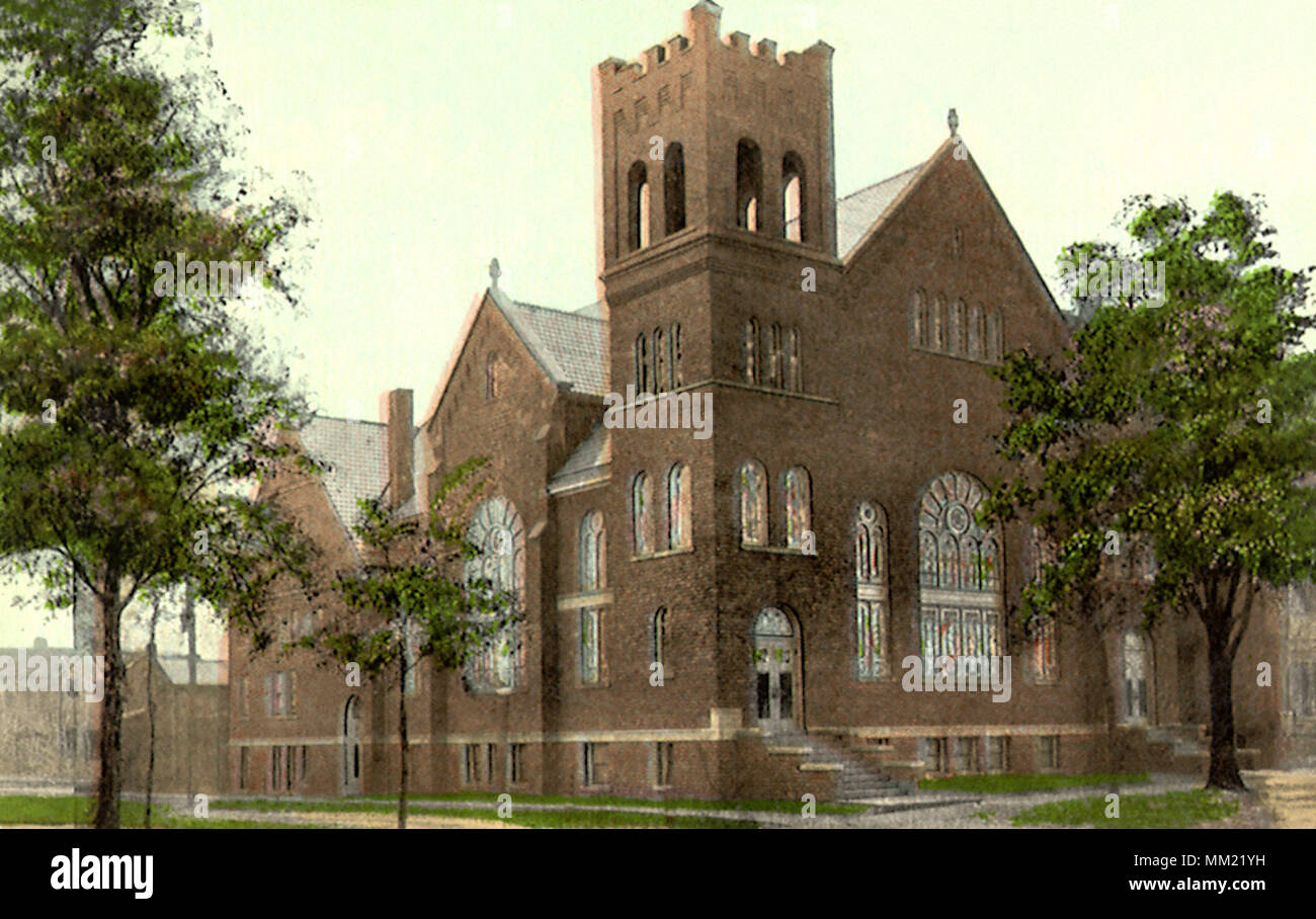 Simpson Methodist Episcopal Church. Canton. 1912 Stock Photo