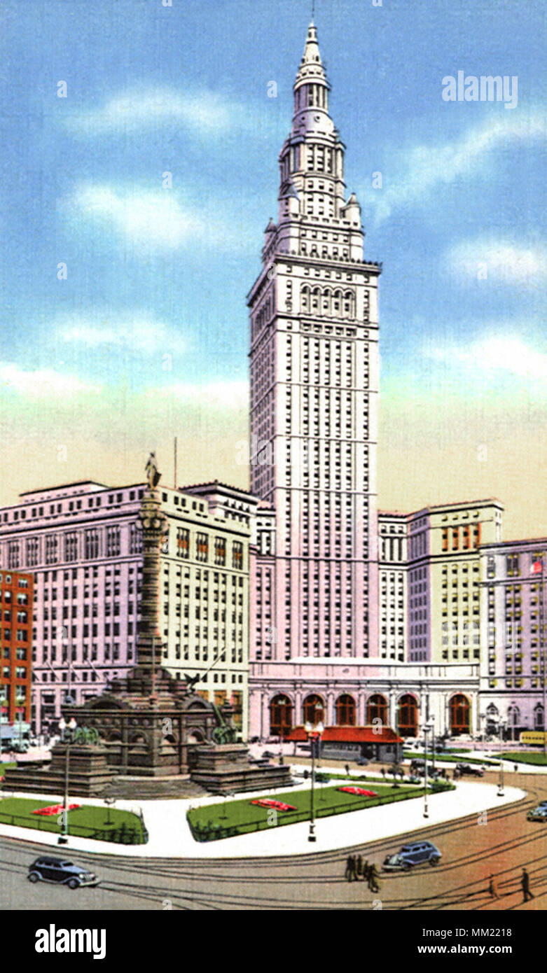 Cleveland Terminal Tower High Resolution Stock Photography and Images