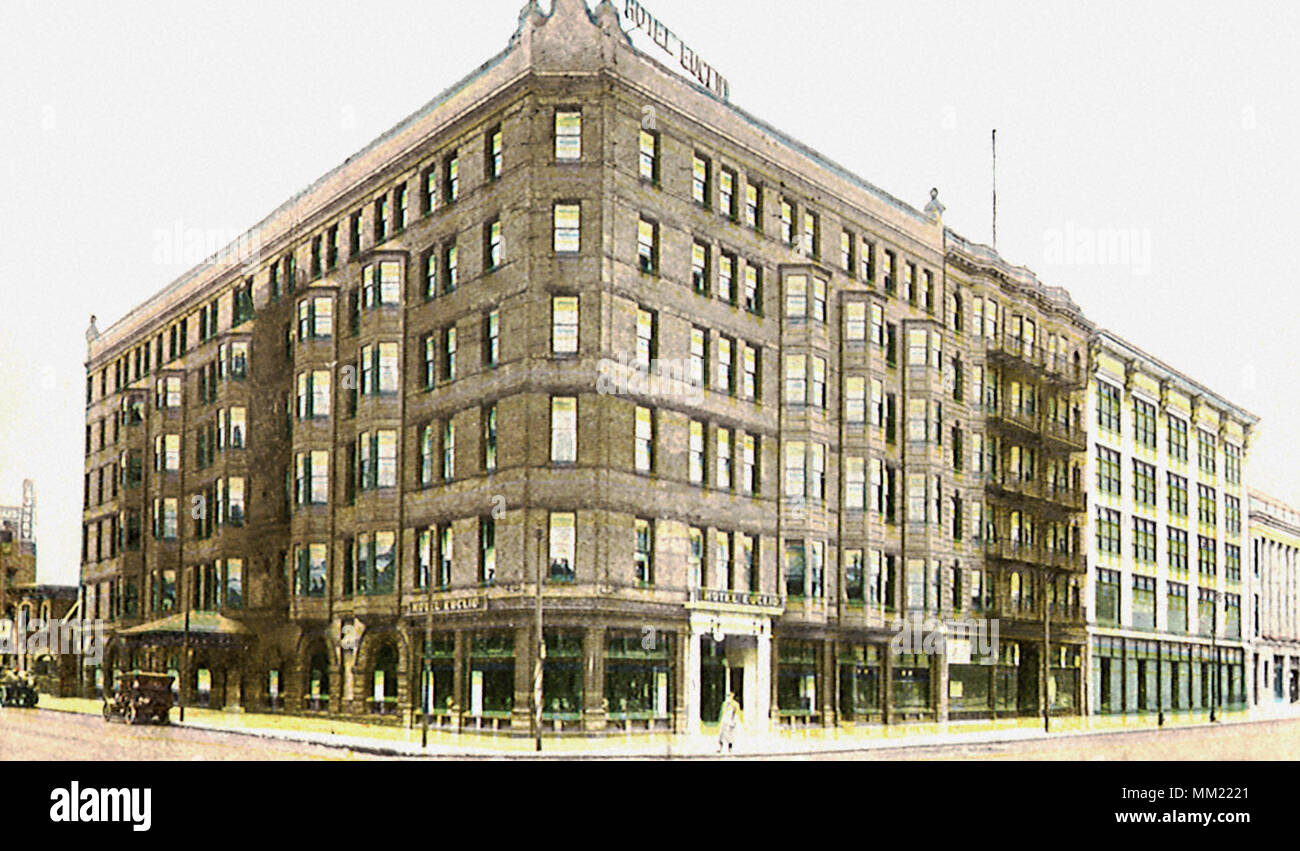 Hotel Euclid. Cleveland. 1914 Stock Photo
