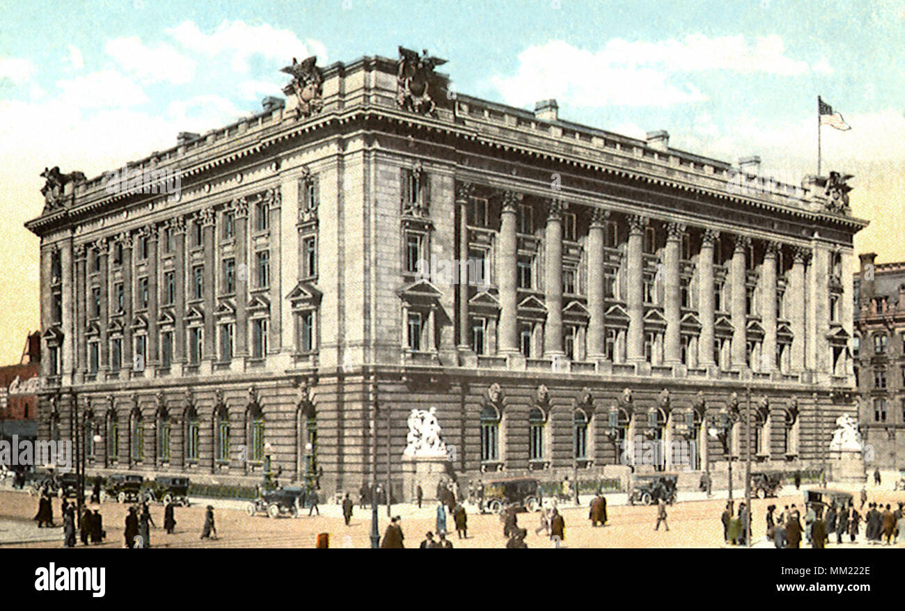 Post Office and the Custom House. Cleveland. 1916 Stock Photo Alamy
