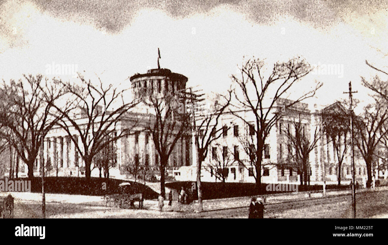 Ohio State Capitol Building. Columbus. 1915 Stock Photo - Alamy