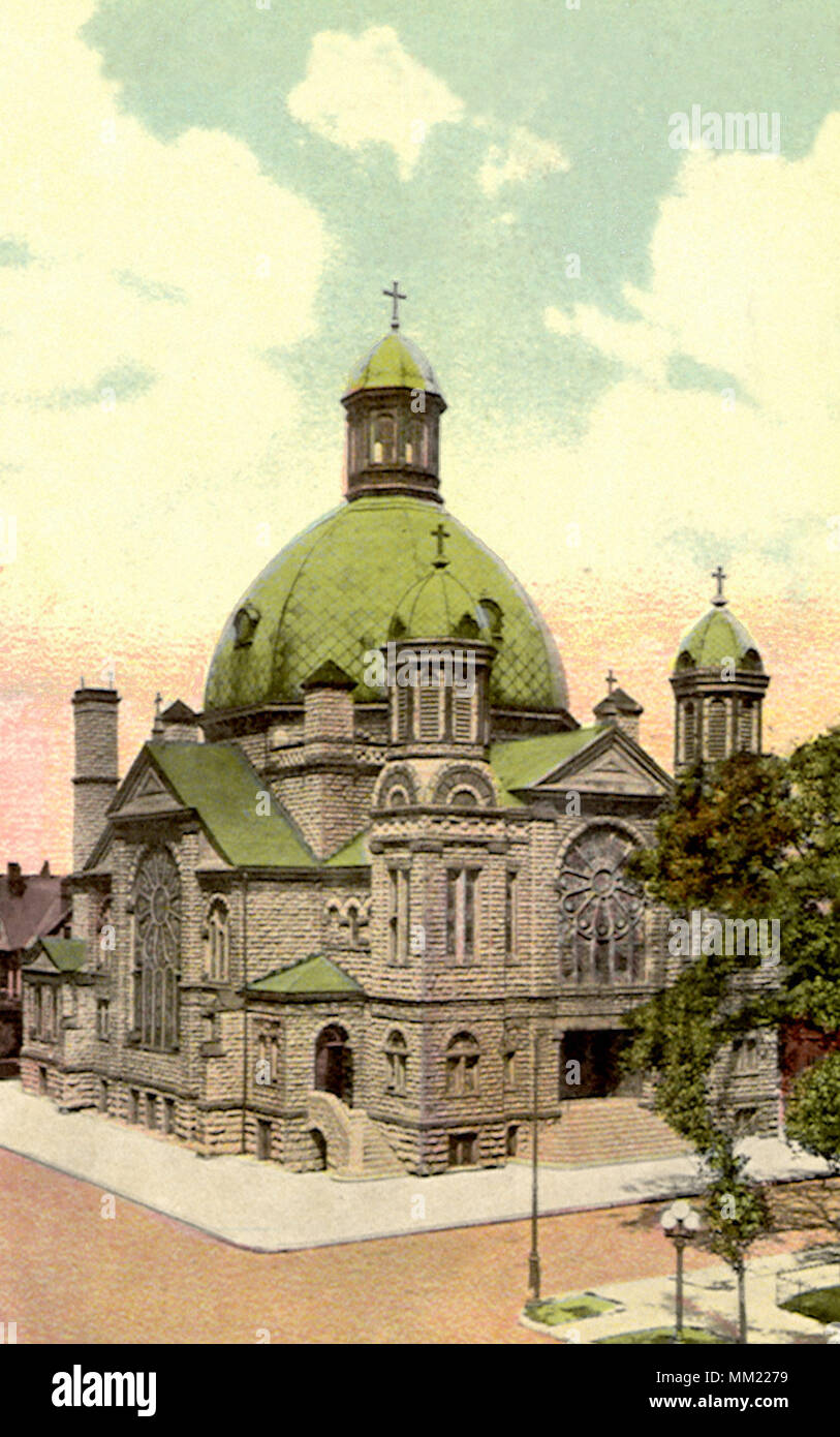 Sacred Heart Church. Dayton. 1914 Stock Photo
