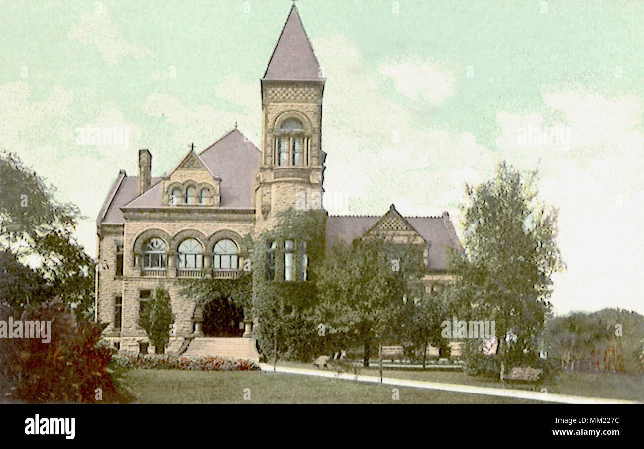 Public Library. Dayton. 1914 Stock Photo Alamy