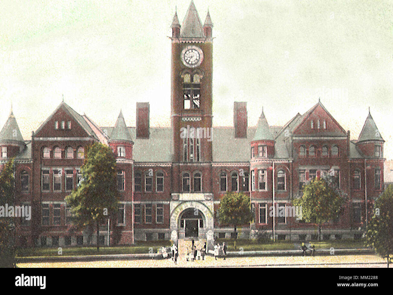 High School. East Liverpool. 1907 Stock Photo Alamy