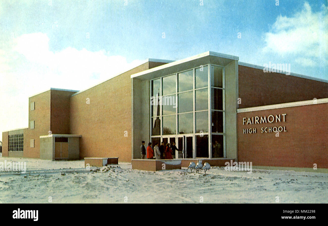 Fairmont High School Administration. Kenton. 1959 Stock Photo Alamy
