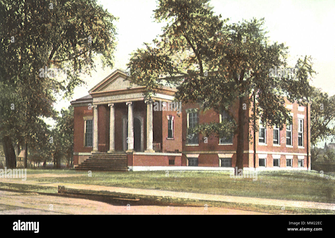 Carnegie Library. Ravenna.1905 Stock Photo Alamy