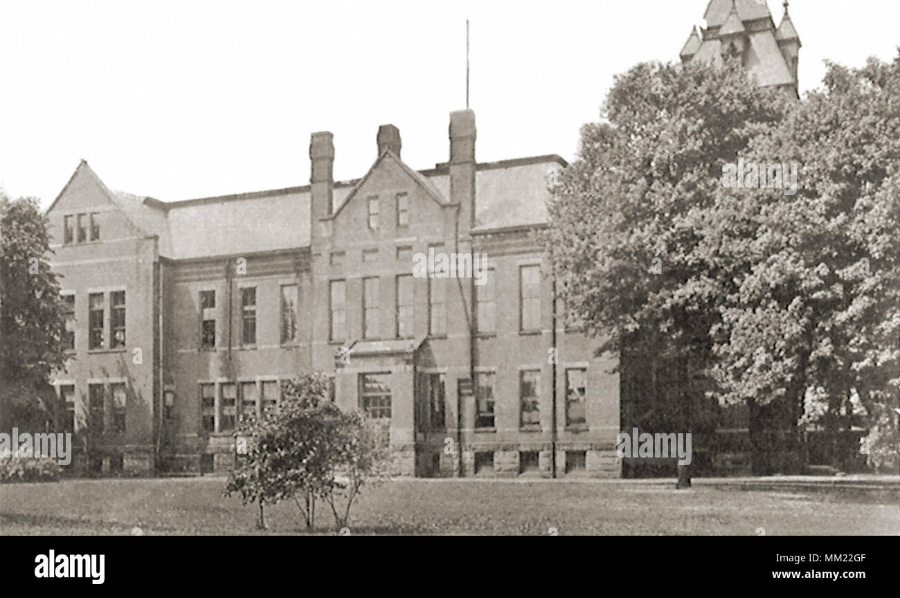 High School. Warren. 1912 Stock Photo