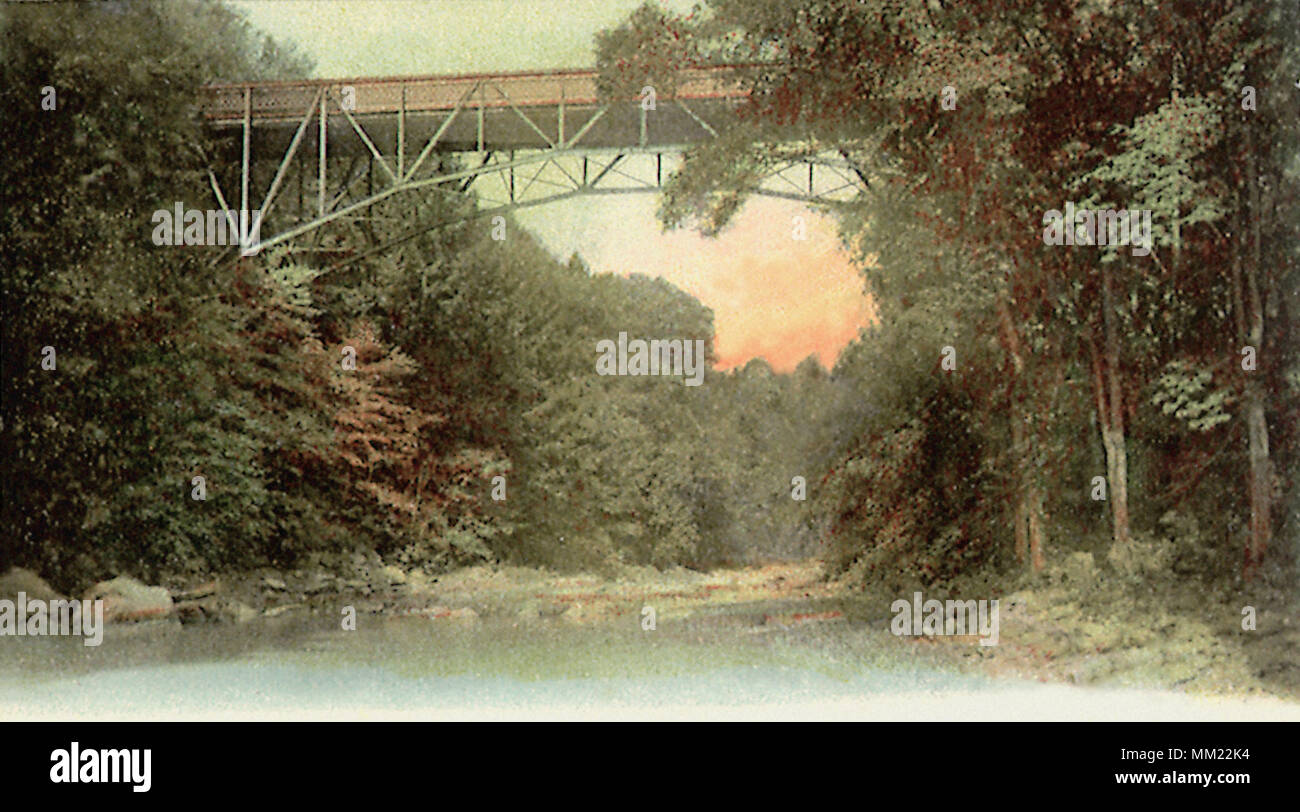 Mill Creek Bridge. Youngstown.1905 Stock Photo Alamy