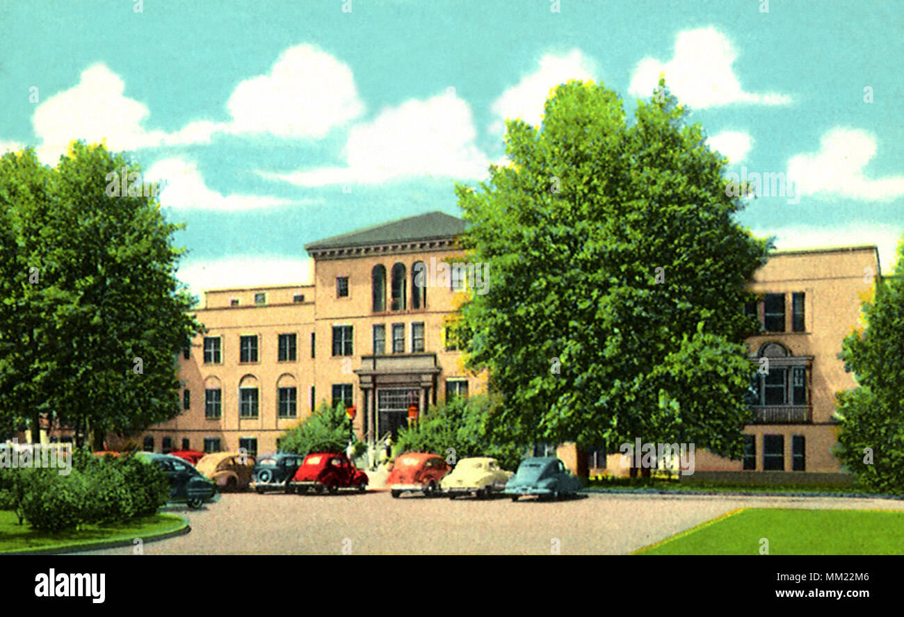 Allegheny Valley Hospital. Tarentum.  1945 Stock Photo