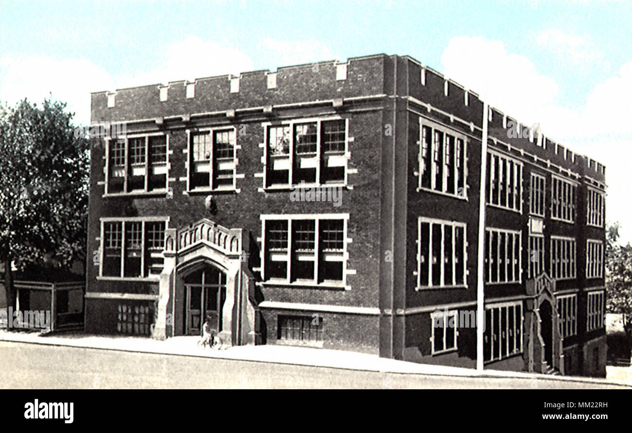 Roosevelt School. Carbondale.  1945 Stock Photo