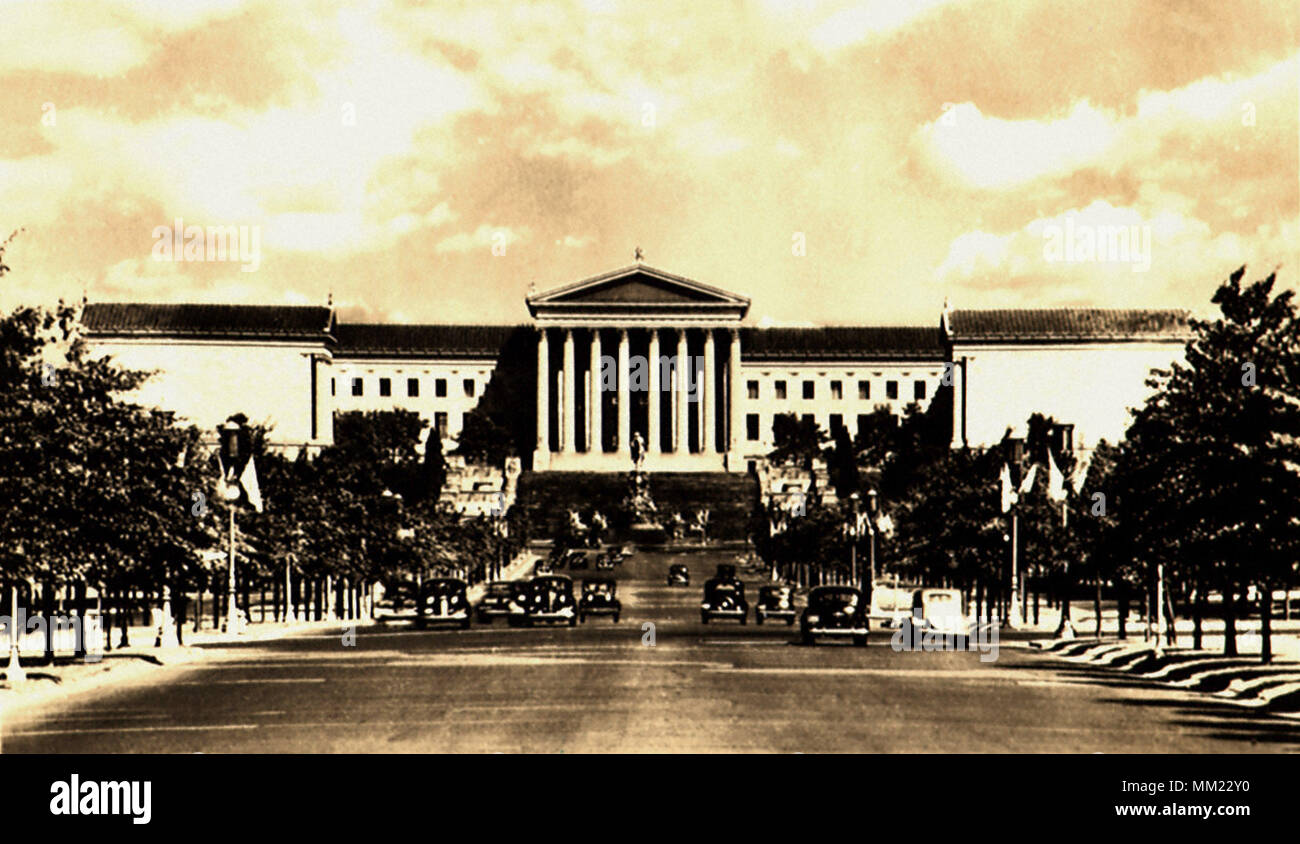 Philadelphia Museum of Art. Philadelphia. 1940 Stock Photo Alamy
