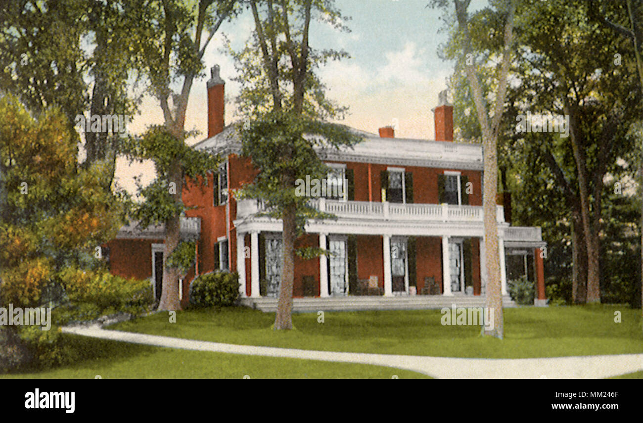 G. N. Black Residence. Ellsworth. 1915 Stock Photo